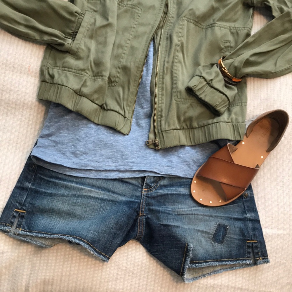 Denim shorts